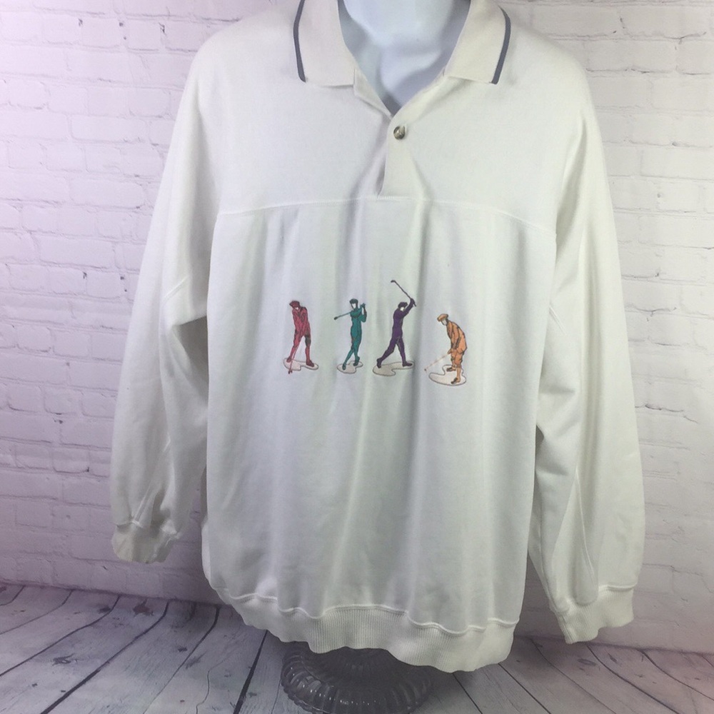 John Ashford Sport Long Sleeve Band Hem Shirt
